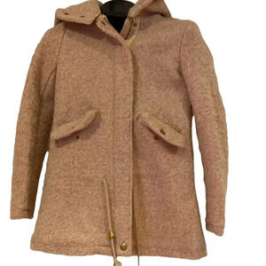 Liu Yuan Fashion Y2K  Pink Tweed Coat hoodie Sz M